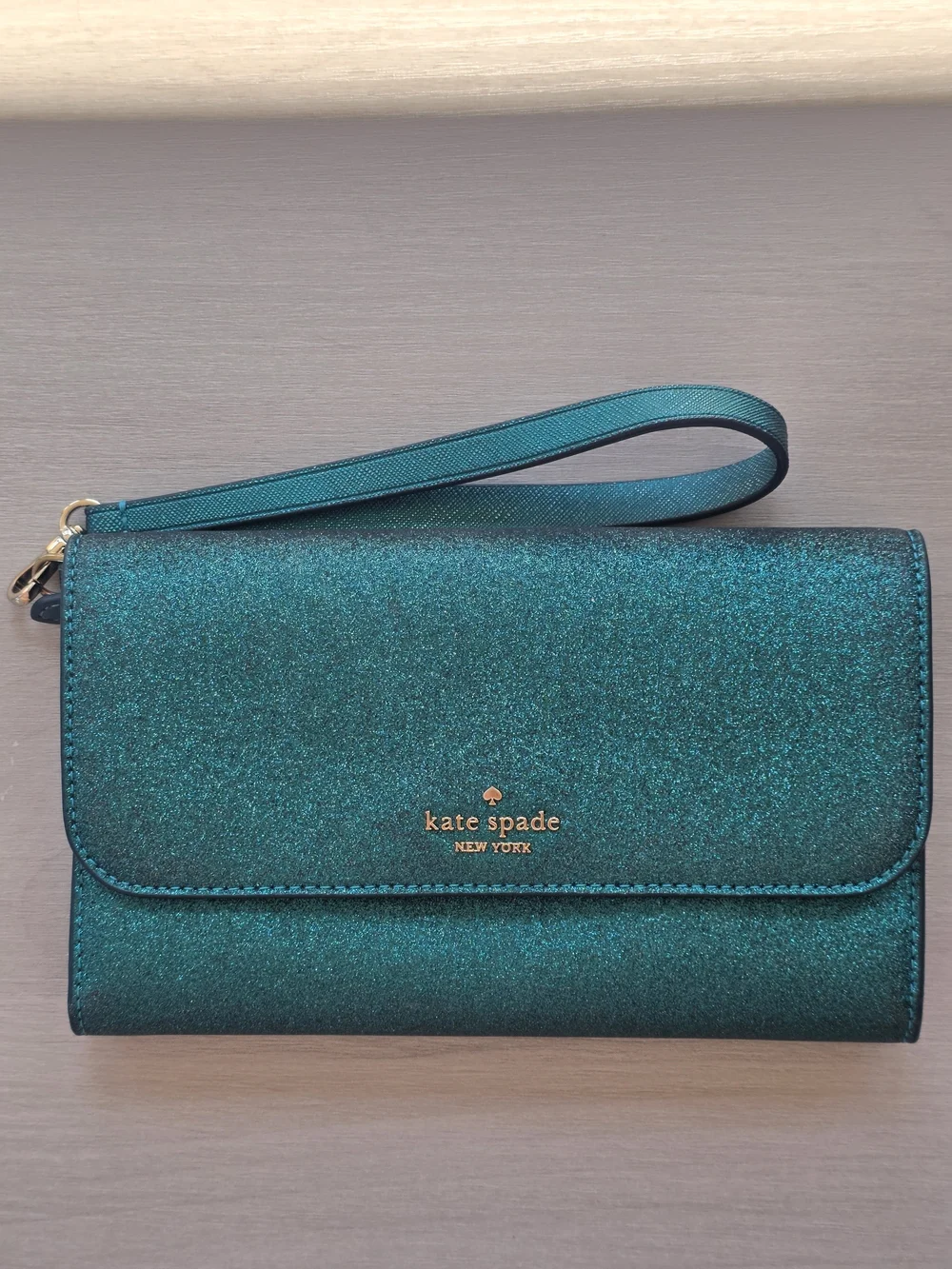 kate spade Glitter Wristlet Clutch